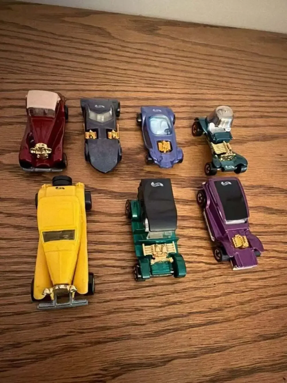 Hot Wheels Classic Vintage Diecast Car Lot (7 Cars)